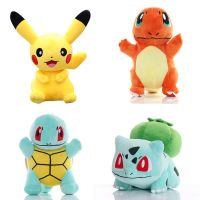 【YF】 Anime Pokemone Plush Toys pikachu Moving Doll Kawaii Eevee Mewtwo Snorlax Stuffed Hobby Ccollocation Gift For Kids