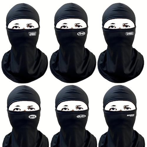 Balaclava Bikers Bike Tube mask Face Mask Upf50+ Helmet Liner Scarf