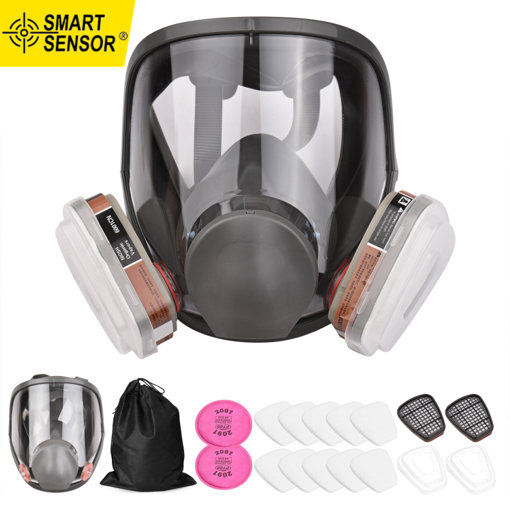 Smart Sensor Reusable Full Face Respirator Full Face Cover In G As