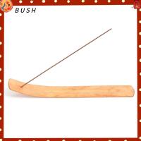 BUSH ธรรมดา อโรมาเธอราพี เคซาคุ ทำด้วยไม้ ที่วางแท่ง กระถางไฟ Ash Catcher ธูป Bvrner