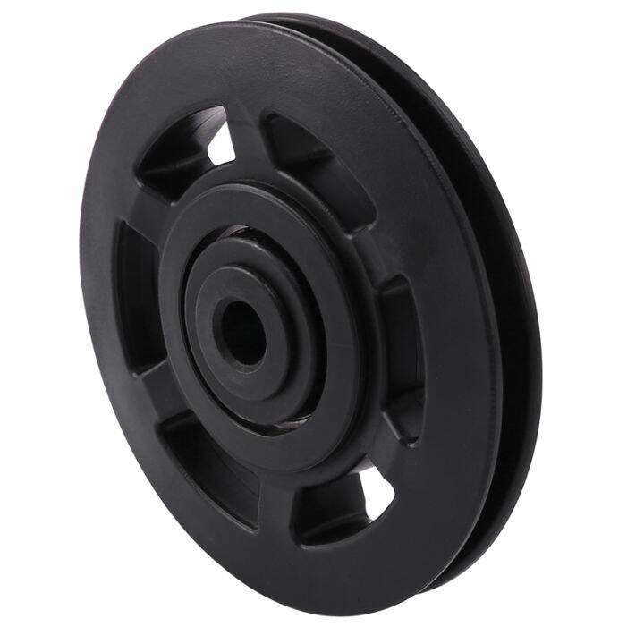 8pcs-95mm-black-bearing-pulley-wheel-cable-gym-equipment-part-wearproof