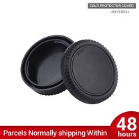 1 Pair Rear Lens Cap Cover Camera Front Body Cap for Nikon Sony Canon EOS M Lumix Pantex Fuji DSLR Cameras Lens Protector Cover