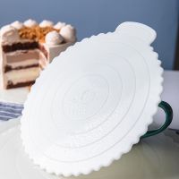 【hot】 Reusable Round Mousse Boards Plastic Base Dessert Tray for Wedding Birthday Supplies Tools