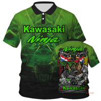 Kawasaki 2023 design- 2023 new - Kawasaki NINJA high quality full sublimation polo shirt006 New polo shirt