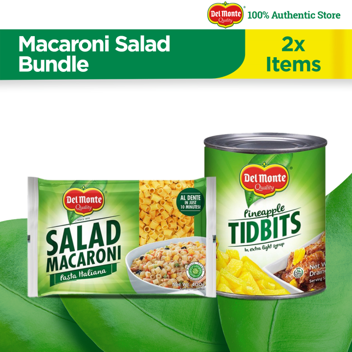 DEL MONTE Macaroni Salad Bundle x 2 Items (Del Monte Salad Macaroni ...