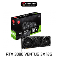 MSI RTX 3080 VENTUS 3X PLUS 12G OC LHR VGA การ์ดจอ GeForce