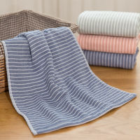 10pcs High-grade Striped Gauze Breathable Quick-drying Cotton Absorbent Soft Face Towel Toiletries Daily Necessities