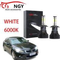 ชุดหลอดไฟหน้า 6000K 80W 12V สีขาว สําหรับ 8th 2008-2012-2x Accessories