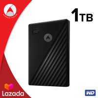 WD External Harddisk 1TB ฮาร์ดดิสก์แบบพกพา รุ่น NEW My Passport 1 TB, USB 3.0 External HDD 2.5" (WDBYVG0010BBK-WESN) Black สีดำ ประกัน Synnex 3 ปี harddisk external ฮาร์ดดิสก์ ฮาร์ดไดรฟ์ Hard Disk