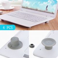 Laptop Cooling Stand Notebook Skidproof Pads Heat Reduction Feet Mat Portable Cool Holder For Macbook Air Pro Notebook Accessory Laptop Stands