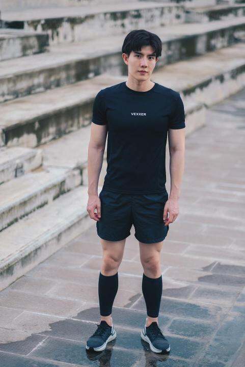 vexxer-running-shirt-m01-สีดำ-เสื้อกีฬา-แขนสั้น-เสื้อยืด-เสื้อวิ่ง-ออกกำลังกาย