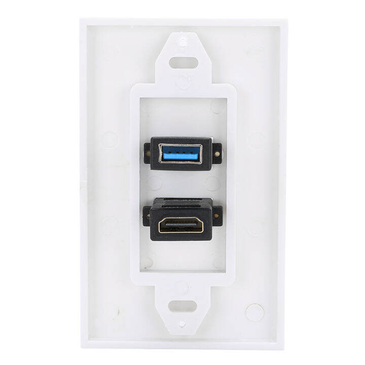 เต้ารับติดผนัง-hdmi-usb-ที่แข็งแกร่งคุณภาพสูงช่องเสียบ-hdmi-usb-ทนทานปลอดภัยสำหรับสายไฟวิศวกรรมบ้านเชื่อมต่อง่ายไม่มีการเชื่อม