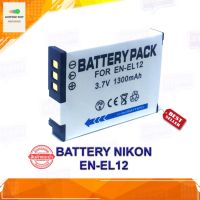 แบตเตอรี่กล้อง Battery Camera NIKON รหัส EN-EL12 ENEL12 For Nikon Coolpix S70 S710 S800c S9600 S9700 S9900 รับประกัน 1 ปี