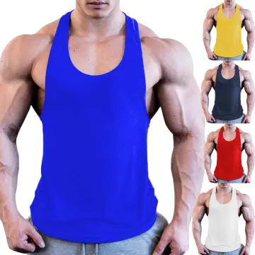 Men Tank Top Tee Singlet Gym Workout Fitness Sleeveless Shirt Muscle  Bodybuilding Breathable Underwaist