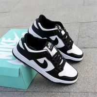 New Black And White Panda Shoes Mens Sneakers For Junior High School Students All-match Campus Sports With Skirt High Street Trendy Shoes