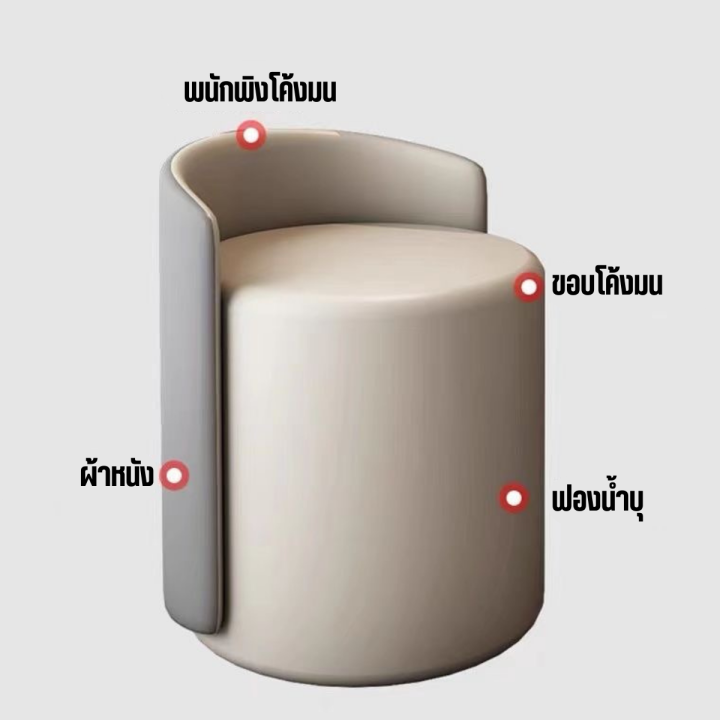 ใหม่-สตูล-เก้าอี้สตูล-กลม-ราคาถูก-เก้าอี้เบาะ-เก้าอี้-โต๊ะเครื่องแป้ง-เก้าอี้แต่งหน้า-มีให้เลือกหลายสี-นั่งสบาย-ทูโทน-ของในไทย