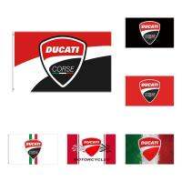 Ducati Motorcycle Decor Flag Polyester Printed Banner Indoor Outdoor Decoration 2*3ft 3*5ft 4*6ft 5*8ft  Power Points  Switches Savers