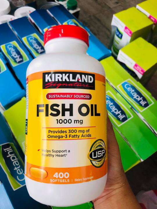 Kirkland Fish Oil 400 softgels from USA Lazada PH