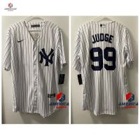 ใหม่คุณภาพสูงเสื้อที่นิยมมากที่สุด Mens 2023MLB New York Yankees Aaron Judge player White Baseball Jersey