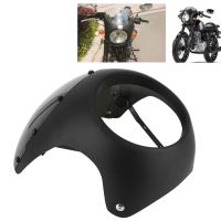 7in ไฟหน้า Fairing Wind Deflector Windshield Universal สำหรับรถจักรยานยนต์