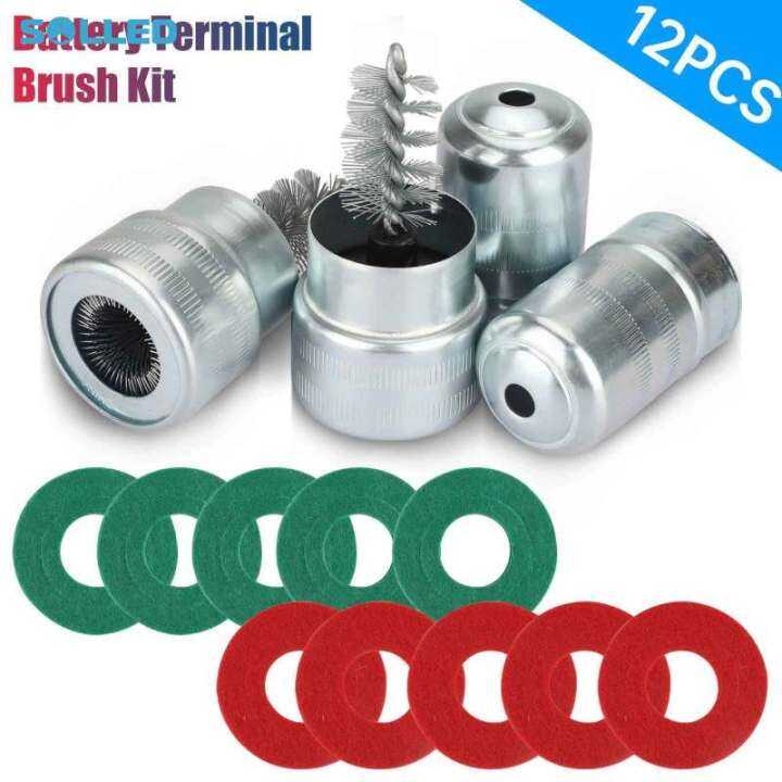 Battery Terminal Cleaner Tool Kit Terminal Anti-Corrosion Fiber Washers ...