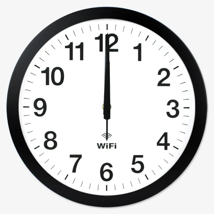 （HOT）20 inch Smart WIFI Automatic Time Synchronization Network Clock