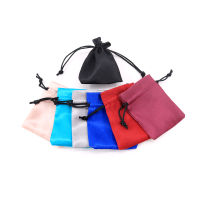 8x109x12cm Silk Satin Gift Bag Satin Drawstring Pouch Jewelry Cosmetic Cellphone Lipstick Storage Packaging Bags 50pcslot