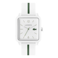 Lacoste UNISEX STUDIO LC2011251 นาฬิกาข้อมือผู้ชาย สายซิลิโคน สีขาว