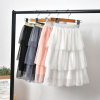 【CC】 Skirt Layered for Teenage Skirts Children 10 Year