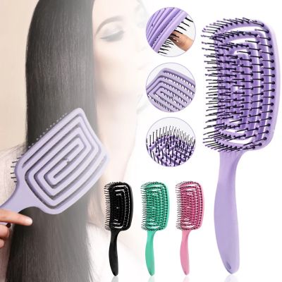 [ Featured ] 1 Piece Detangling Brush Hair Scalp Massage Comb Octopus Hair Brush Comb Massage Brushes Wet Curly Detangle Hair Brush for Salon Hairdressing Styling Tools