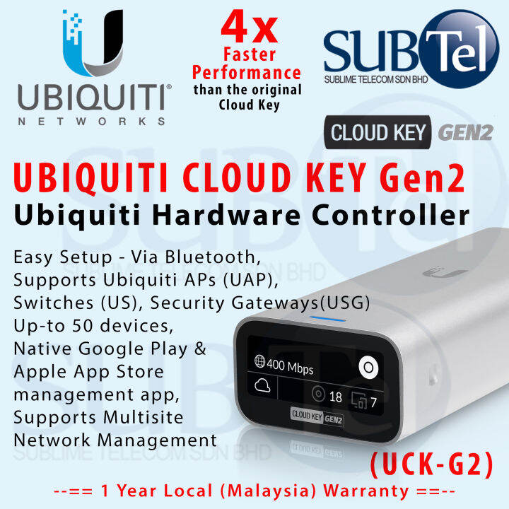 UCK-G2 Ubiquiti Cloud Key Gen2 Hardware Controller Malaysia | Lazada