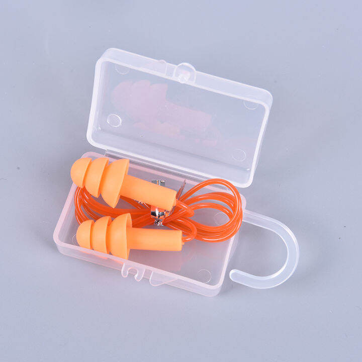 Tekei Waterproof Silicone Ear Plugs Sleep Noise Prevention Earplugs