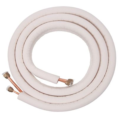 1/4In 3/8In Insulated Copper Line Wire Set Air Conditioning Parts Refrigerant Pipes