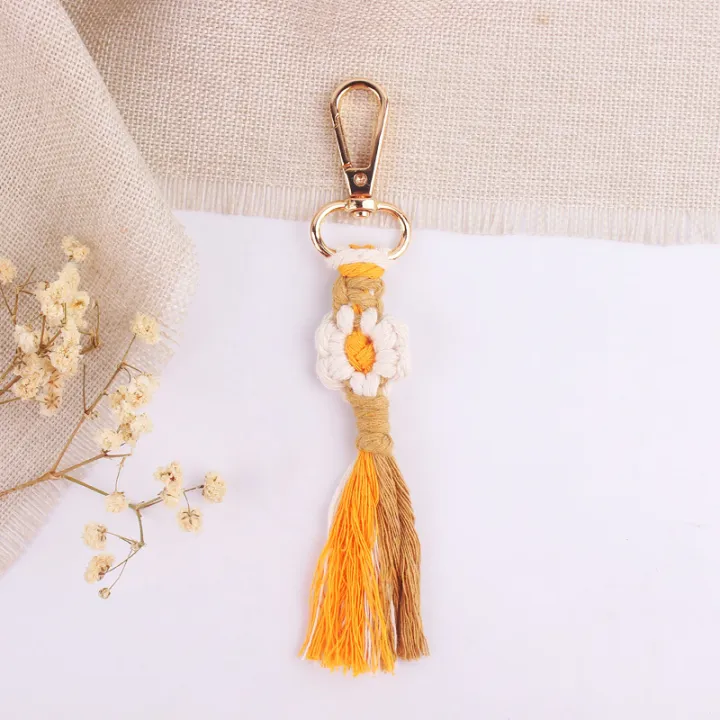 bag-accessories-colorful-bag-keychain-ins-cotton-rope-keychain-flower-woven-keychain-keychain-pendant-pure-hand-woven-keychain