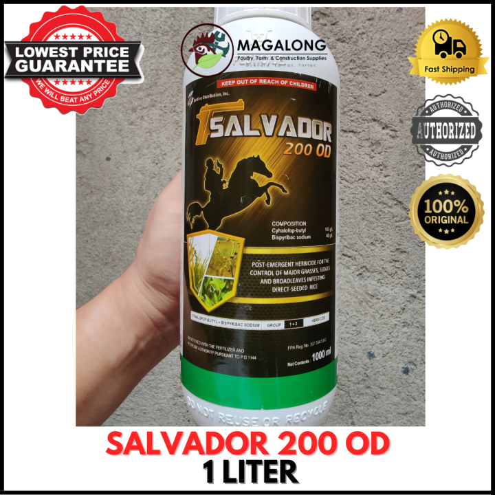 SALVADOR 200 OD HERBICIDE POST EMERGENT HERBICIDE 1 Liter JARDINE