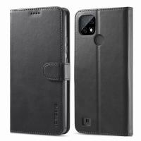 For OPPO Realme C21 Case Leather Flip 360 Cover For OPPO Realme C20 C 21 20 Phone Cases Vintage Magnteic Wallet Cover