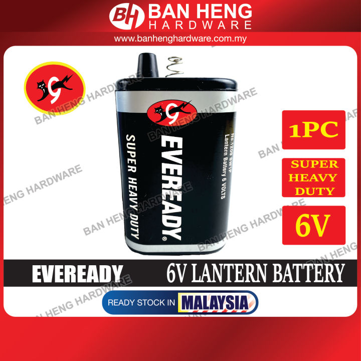 Eveready 6V Heavy Duty Lantern Battery 1209