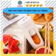 Máy xay sinh tố mini,Máy Xay Hoa Quả Mini Cầm Tay 300ML CEOOL 3 Màu Hồng &
