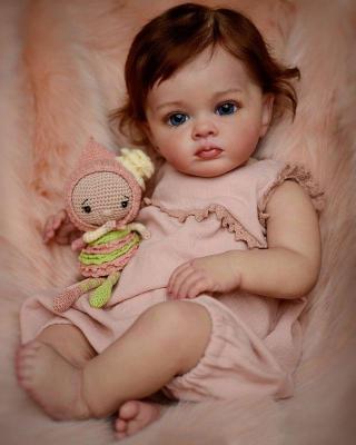 [COD] 60cm cuddly reborn doll simulation baby Tutti new cross-border e-commerce source of goods dropshipping