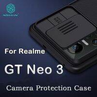 [สุดฮอต2023] สำหรับ OPPO Realme GT Neo 3เคส NILLKIN CamShield คลาสสิกกล้องเลื่อนเคสโทรศัพท์เคสเคส Frosted สำหรับ Realme GT Neo3