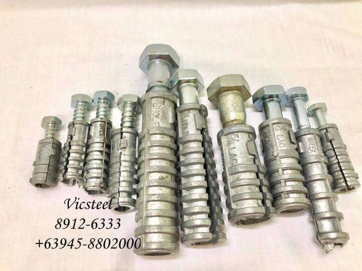 Expansion Shield with lag screw Long and Short 1/4 5/16 3/8 1/2 5/8 Lazada PH