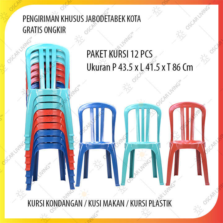 Kursi Makan Archiplast 101 Bangku Kondangan Plastik 12 Unit Khusus