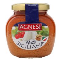 [Mega Sale] Free delivery จัดส่งฟรี  Agnesi Siciliana Pesto Sauce 185g. Cash on delivery เก็บเงินปลายทาง