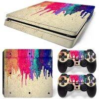 (MQ สไตล์ใหม่) PS4เกม1306เคสสติ๊กเกอร์สกินบางเฉียบสำหรับคอนโซล Ps4บางและกรอบและที่คลุมรูปลอกสติกเกอร์แบบบาง2ผิวตัวควบคุม