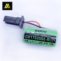 ถูกสุด! CR17335SE-R  CR17450SE-R SANYO PLC Black Plug Lithium Industrial Batteryพร้อมส่งออกบิลได้รับประกัน7วัน