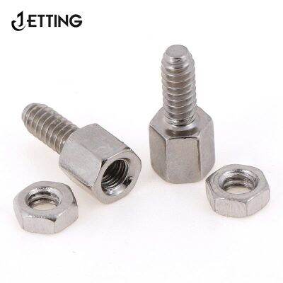 10Sets 5 7mm Header Plate Bracket Stud Nuts Screw D-Sub Serial Hardware Accessories