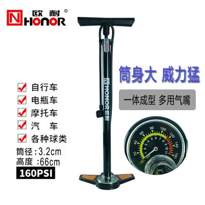 [COD] Ounai 6532B with barometer inflator portable bicycle electric vehicle high pressure