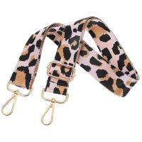 【HOT】◆☼♘ Straps Crossbody Purse Handbag Shoulder Wide Adjustable Purses Belts Leopard Handle Canvas Diy