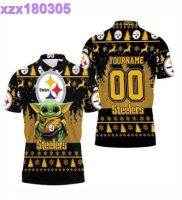 Pittsburgh Steelers Casual 3D Polo Shirt