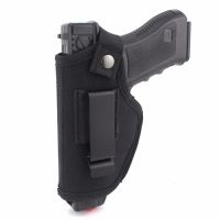 Neuim ซ้ายมือขวายุทธวิธี G-Un Holster ที่พกปืนแบบซ่อน Holsters เข็มขัดคลิป Holster IWB ซอง OWB A-Irsoft G-Un กระเป๋าสำหรับขนาด Handg-Uns Be-Retta Colt CZ Glock 17 Ruger S &amp; W Taurus G3 Walther 1911 R-Evolver